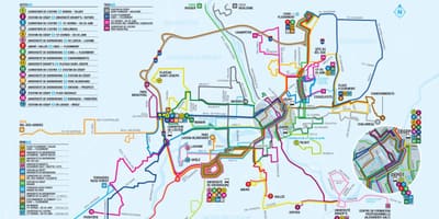 Zemljevid Quebec avtobus
